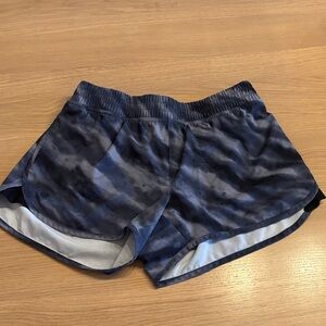 Athleta Navy Tie-Dye Athletic Shorts